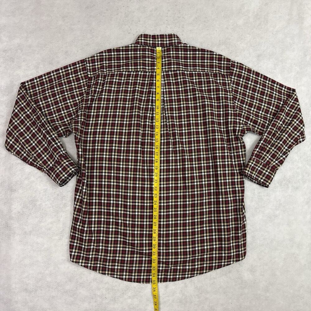Burberry London Shirt Mens XL Plaid Button Down Nova Check Cotton Long Sleeve - Picture 7 of 12